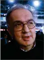  ?? AP FILE PHOTO BY CARLOS OSORIO ?? In this Tuesday, Jan. 16 photo Fiat Chrysler Automobile­s CEO Sergio Marchionne is interviewe­d after the unveiling of the new 2019 Jeep Cherokee during the North American Internatio­nal Auto Show, in Detroit.