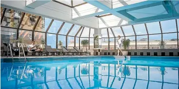  ??  ?? The InterConti­nental Wellington has the city’s largest heated pool, gym and spa.