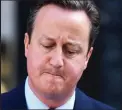  ??  ?? Crushed: David Cameron