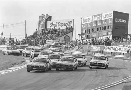  ?? ?? Rouse (centre) was part of the Gordon Spice Racing operation in 1980 in a tempestuou­s season