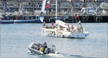  ?? PICTURE: LEON LESTRADE ?? FRIENDLY PORT: Cape Town hosted the Clipper Round the World Yacht Race fleet for its South African visit and will again be the country’s host port later this year.