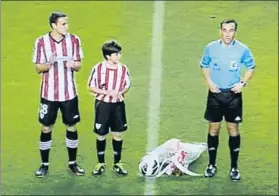  ??  ?? Emotivo Gurpegi, un joven canterano y Teixeira, en el duelo ante el Levante en 2013
