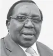  ??  ?? Minister Simon Khaya Moyo