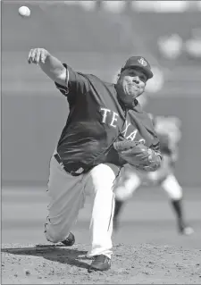  ?? AP PHOTO ?? Bartolo Colon, at age 44, is still throwing and retiring hitters.