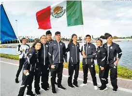  ??  ?? El equipo mexicano de canotaje consiguió 4 boletos para Buenos Aires