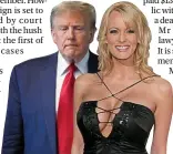  ?? ?? Criminal case: Donald Trump and Stormy Daniels