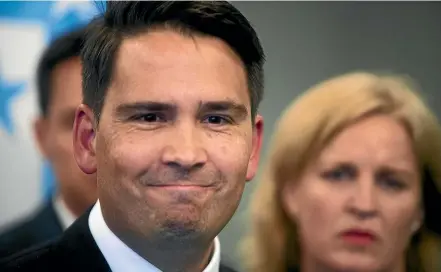  ?? CHRIS MCKEEN/ STUFF ?? National leader Simon Bridges says it should be up to New Zealand to determine its immigratio­n policy.
