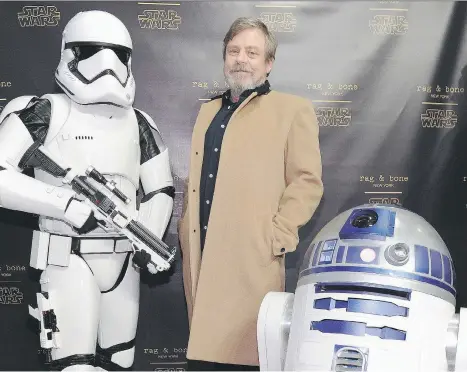  ?? GETTY IMAGES ?? Mark Hamill has learned to relinquish aspects of Luke Skywalker’s identity as younger actors redefine Star Wars for a new audience.