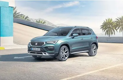  ??  ?? The updated Seat Ateca.