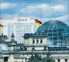  ?? Christoph Soeder DPA ?? THE GLASS DOME of the Reichstag building, which houses Germany’s Bundestag, in Berlin. The Bundestag, or Parliament, will elect Angela Merkel’s successor.