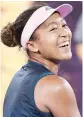  ??  ?? NAOMI OSAKA