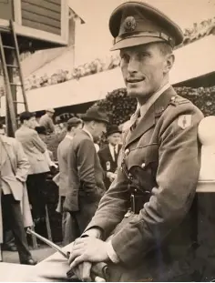  ??  ?? WINNER: Billy Ringrose at the RDS Arena on the day Ireland won the Aga Khan Cup in August 1963