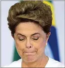  ??  ?? Dilma Rousseff