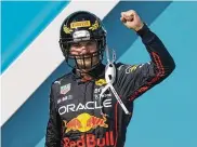  ?? LYNNE SLADKY / ASSOCIATED PRESS ?? When Max Verstappen’s (pictured) car has not failed him, he has managed to get the better of Charles Leclerc, a rival of his since the days they drove go-karts as youngsters.