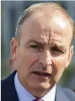  ??  ?? Plans defended: Fianna Fáil leader Micheál Martin