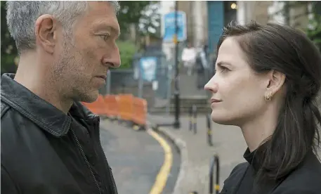  ?? PHOTO COPYRIGHT APPLE TV ?? Vincent Cassel et Eva Green au centre d’une série d’espionnage.