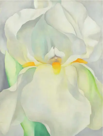  ??  ?? GEORGIA O’KEEFFE. Lirio blanco n.º 7. 1957.