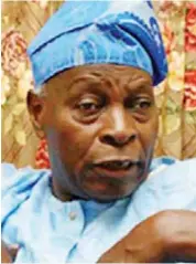  ??  ?? Chief Olu Falae