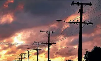  ?? PHOTO: ANDY JACKSON/FAIRFAX NZ ?? Electricit­y contracts were found to include clauses that clauses that limited the company and distributo­r’s liability to the customer, but not the customer’s liability to the power company.