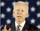  ??  ?? U.S. President-Elect Joe Biden