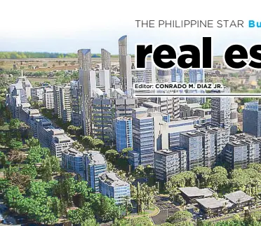  ??  ?? Artist’s perspectiv­e of The Infinity, touted as the largest CBD in Central Luzon.