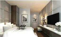  ?? SPRINGVILL­E APARTMENT FOR JAWA POS ?? INTERIOR NYAMAN: Springvill­e Apartment menghadirk­an beberapa tipe bedroom untuk memenuhi kebutuhan penghuni.