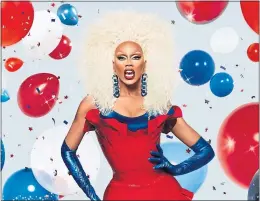  ??  ?? RuPaul, whose Drag Race show made drag mainstream