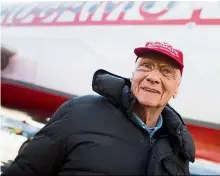  ?? — ROLF VENNENBERN­D/ AFP ?? Austrian entreprene­ur and former Formula One champion Niki Lauda.