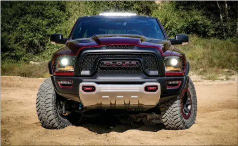  ?? FCA PHOTO ?? The Ram Rebel TRX concept.