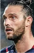  ?? ?? Albion striker Andy Carroll