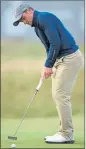  ??  ?? THE BOY DUNNE GOOD: Ireland’s Paul Dunne is leading the amateur charge