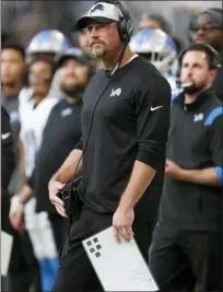  ?? ASSOCIATED PRESS FILE PHOTO ?? Can coach Dan Campbell and the Detroit Lions build on this year?