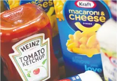  ?? Scott Olson / Getty Images Files ?? In 2014, before the merger with Heinz, Kraft spent
US$149 million on research and developmen­t. In 2017, the combined Kraft Heinz spent US$93 million,
according to regulatory filings.