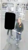  ?? SUPPLIED ?? RCMP released video from Jolene’s trip to Walmart hoping to elicit a tip.