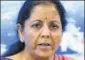  ??  ?? Nirmala Sitharaman