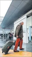  ?? THIERRY ROGE / AFP ?? Aeroport de Brussel·les