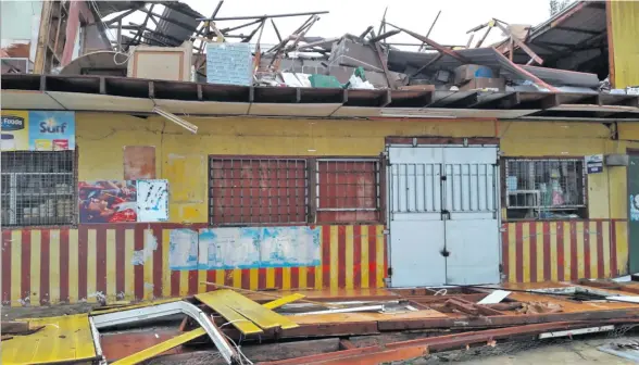  ?? Photo: Vanessa Haleta ?? A house in Tonga without its roof.