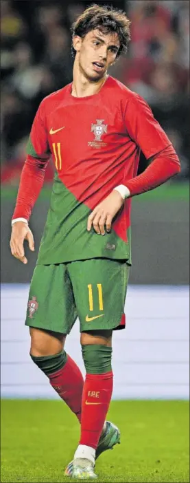  ?? ?? João Félix, con Portugal en el amistoso ante Nigeria.