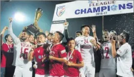  ?? PTI ?? Aizawl FC, the ILeague, champions might get to represent India in the Asian Champions League.