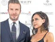  ??  ?? David and Victoria Beckham are friends of royals