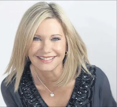  ??  ?? OLIVIA NEWTON-JOHN: The singer and acting star will perform at the Glasgow Royal Concert Hall on January 24.