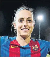  ?? FOTO: FCB ?? Alexia Putellas, una jugadora clave en el Barça