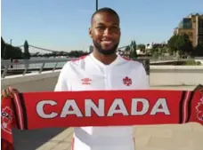  ?? SOCCER CANADA ?? Junior Hoilett committed to play for Canada’s men’s team on Wednesday.