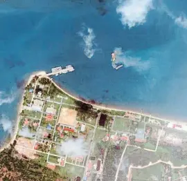  ?? Plane  Labs PBC    P ?? Foto satel·litària de la base Ream de Cambodja, al golf de Tailàndia