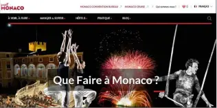  ??  ?? Le site www.visitmonac­o.com a fait peau neuve.