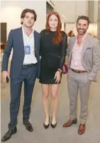  ??  ?? Maximilian Williams, Zélika García y Pepe Bastón.