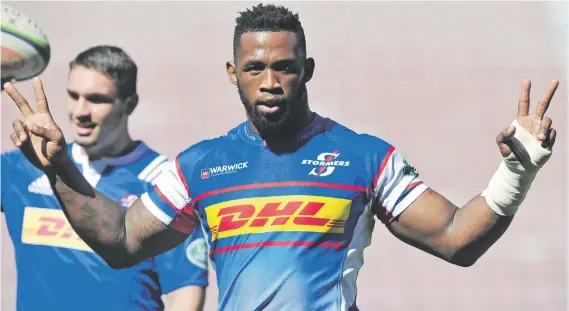  ?? Picture: Backpagepi­x ?? TON-UP. Stormers captain Siya Kolisi will play in his 100th Super Rugby game when they take on the Bulls at Newlands today.