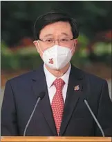  ?? ?? John Lee Ka-chiu,
Hong Kong Chief Executive.