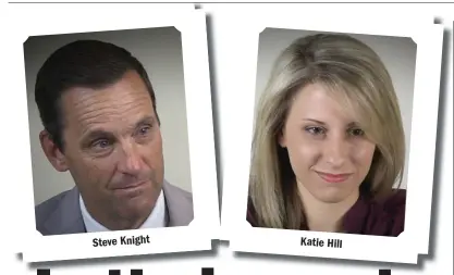  ??  ?? Steve Knight
Katie Hill