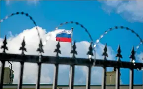  ?? JERICHO ROCK-ARCHER/STUFF ?? The Russian Embassy in Wellington says Russia’s pension fund has fulfilled its obligation­s in paying out the money, but the sanctions were stopping people in New Zealand receiving payments.